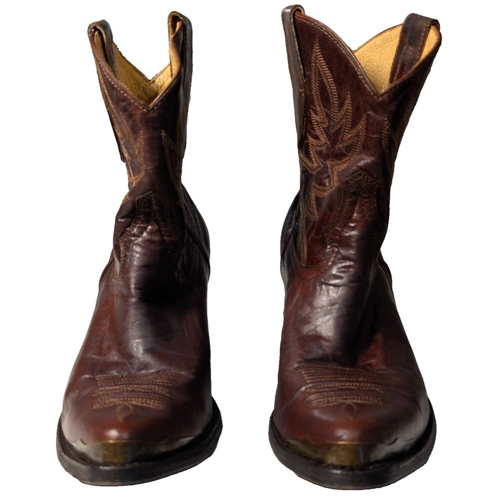 Idyllwind Miranda Lambert Women's 11 B Brown Leather Ankle Western Boots Toe Tip